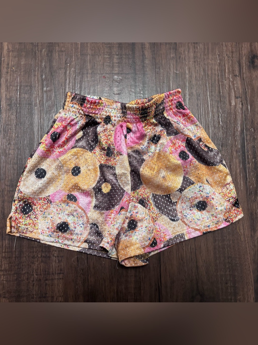 Dori Creations shorts donut pattern girls 6X